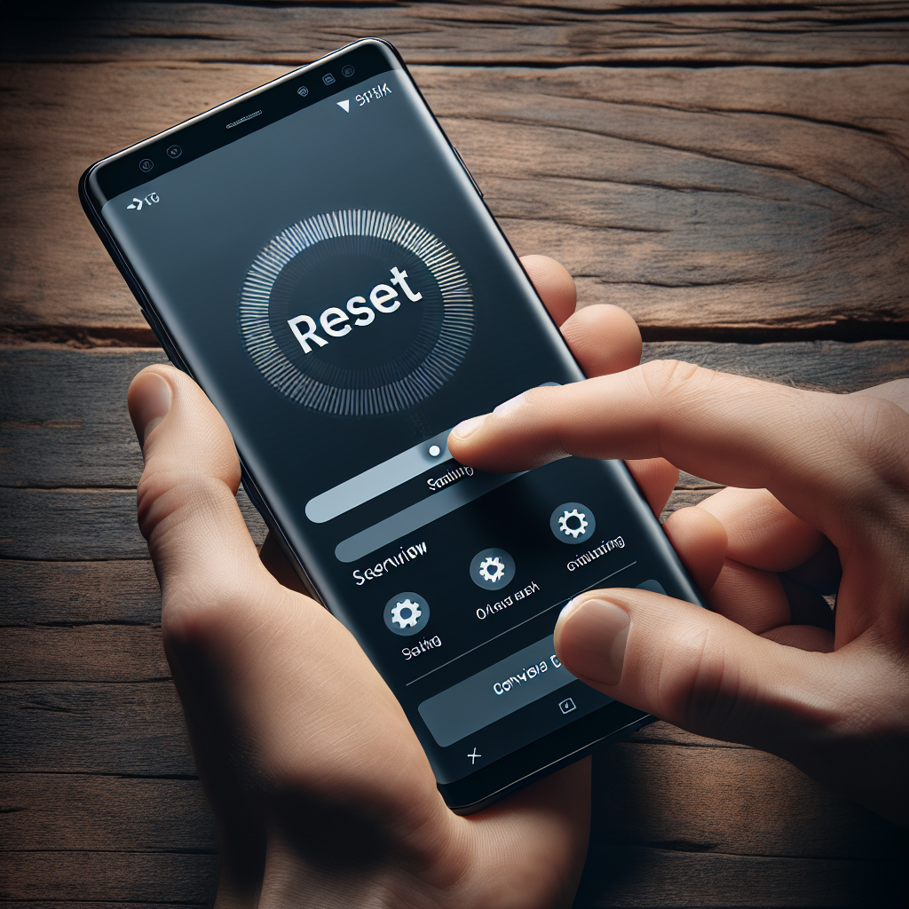 Comment réinitialiser écran tactile Samsung ?